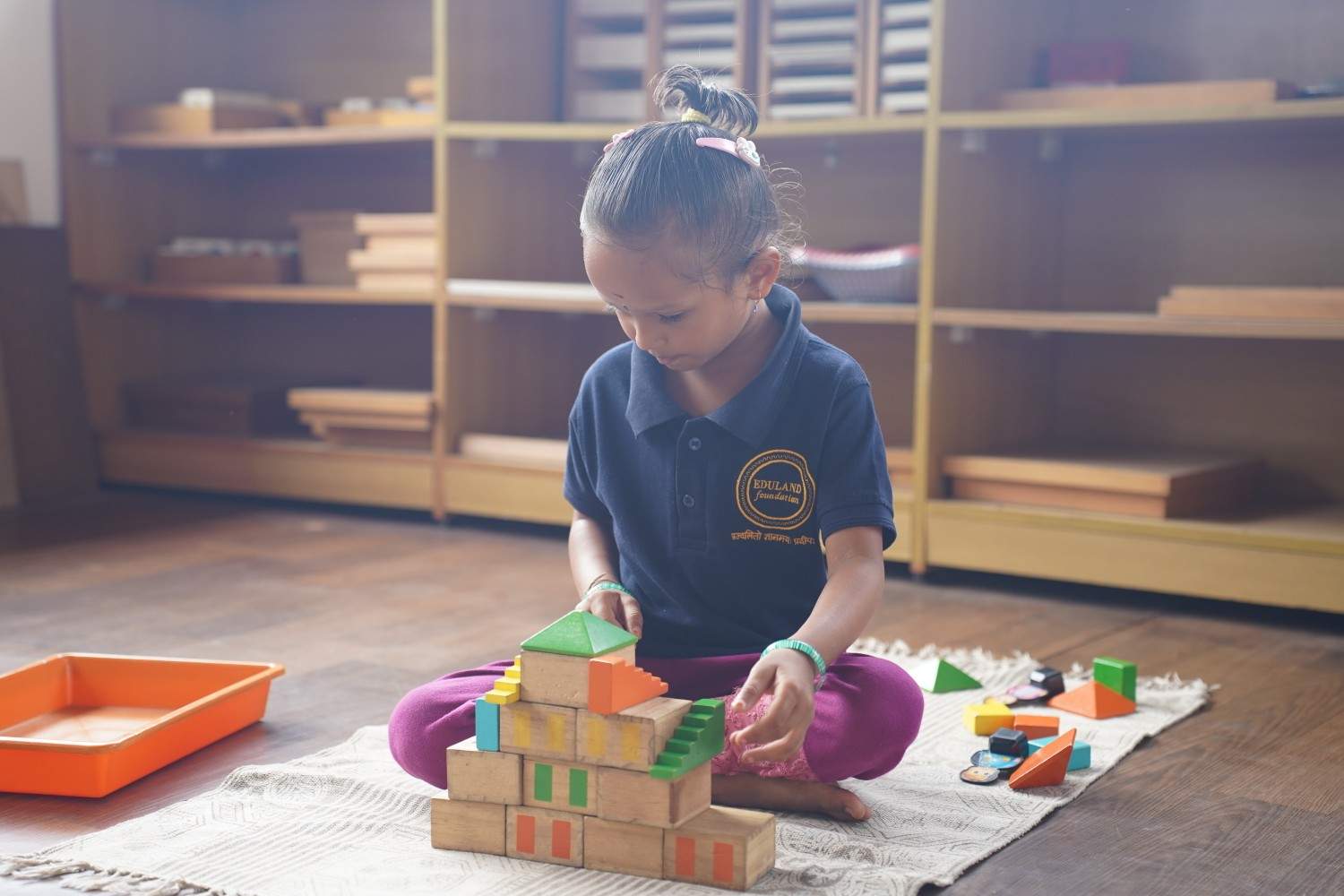 Toddler Montessori classroom at Eduland Montessori in Banashankari, Bangalore